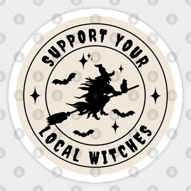 Support Your Local Witches Sticker by valentinahramov
